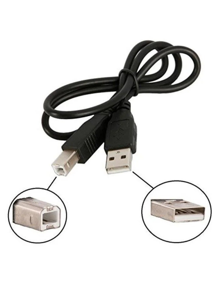 This high quality 10 meter printer cable with fast data transfer provides the ideal length for flexible connection between the printer and the device making it ideal for offices and remote printers ensuring stable connectivity and excellent performance